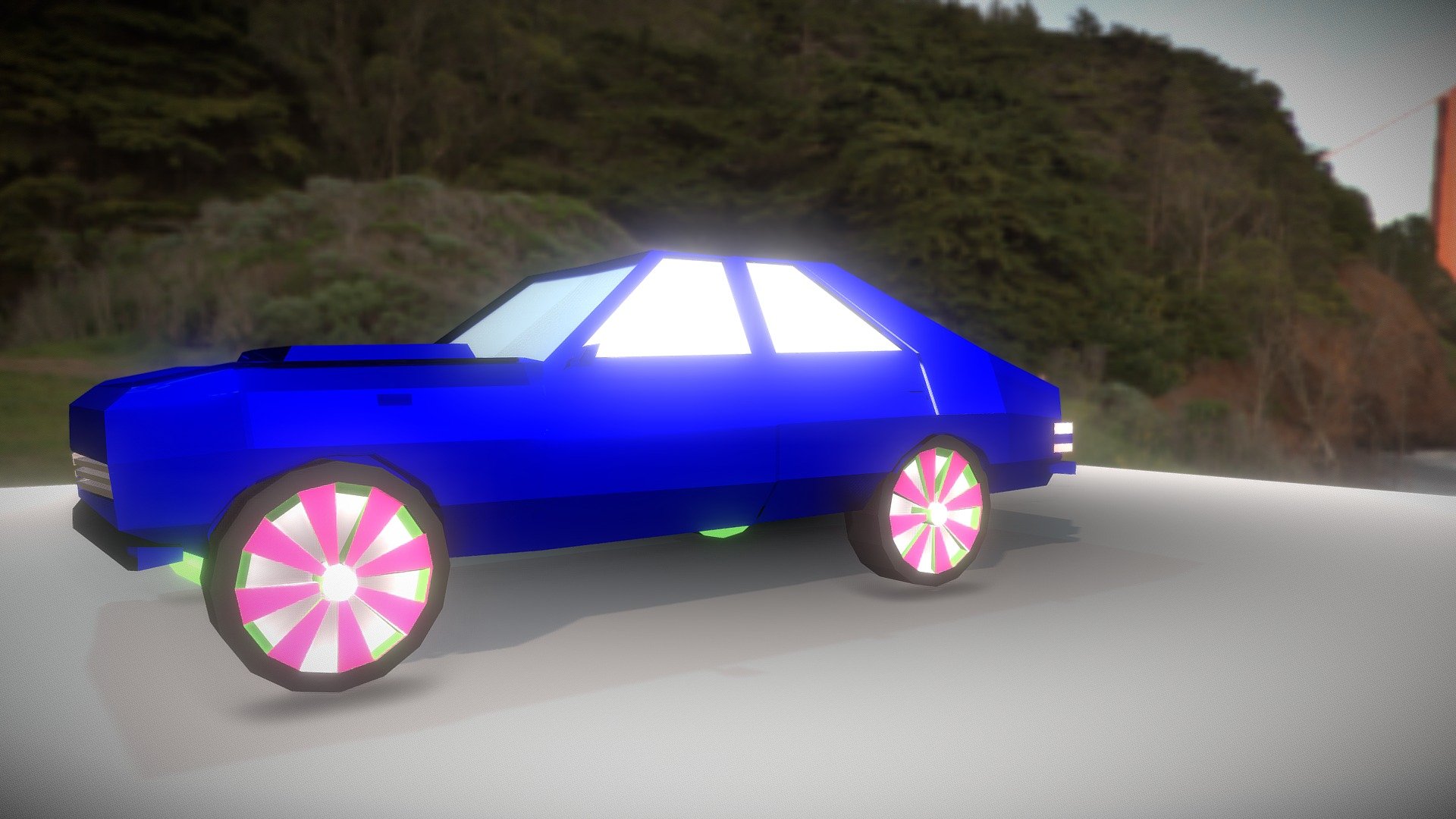 Low-poly Car 3D Models