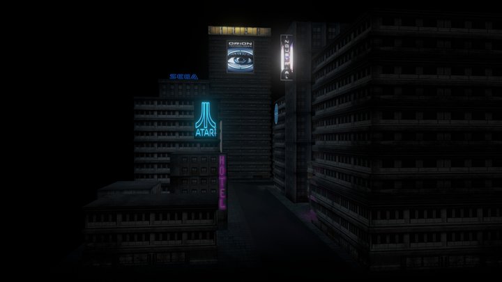 CIty Diner 3D Model