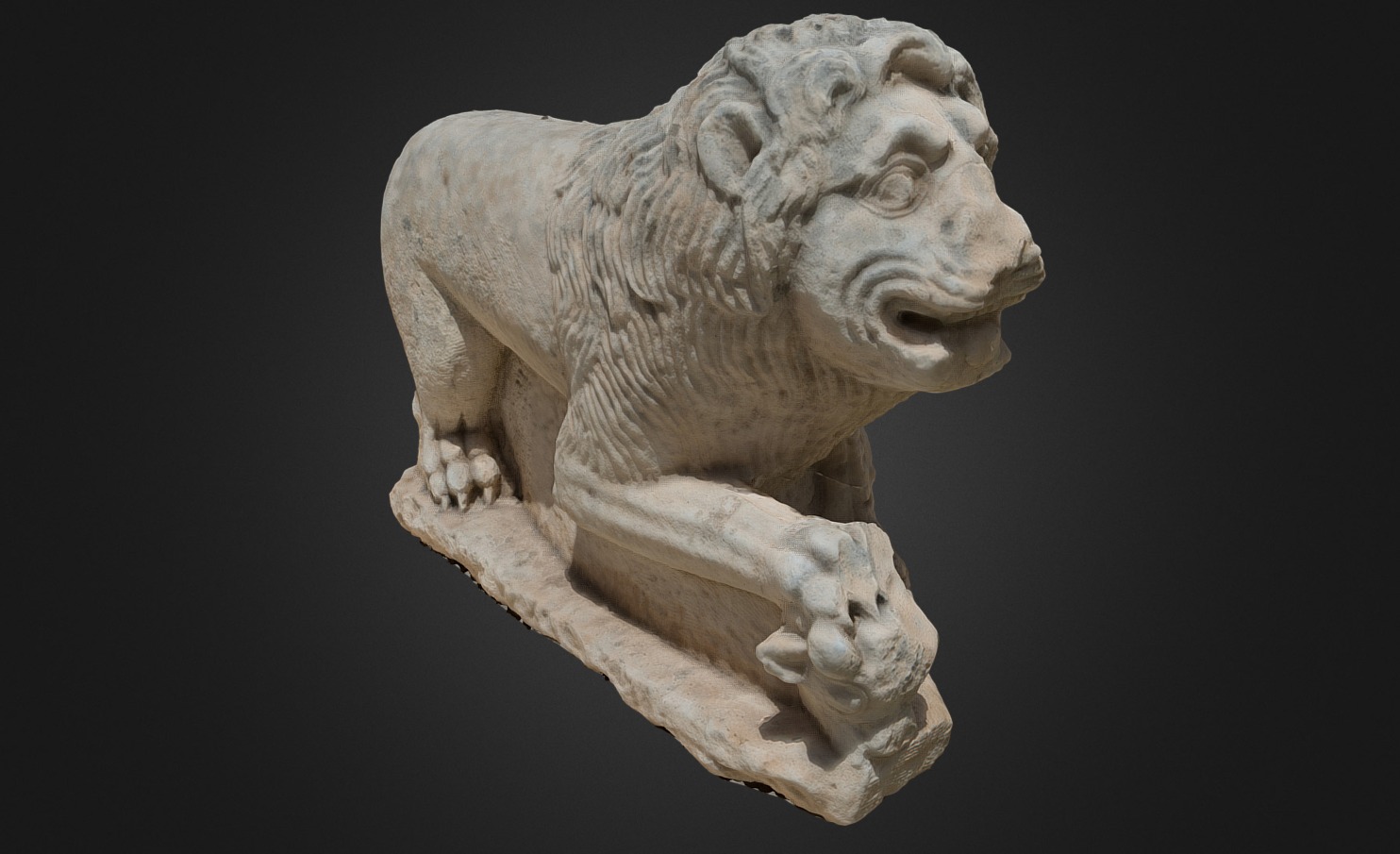 Lion Statue from Legio - Download Free 3D model by Jezreel Valley ...