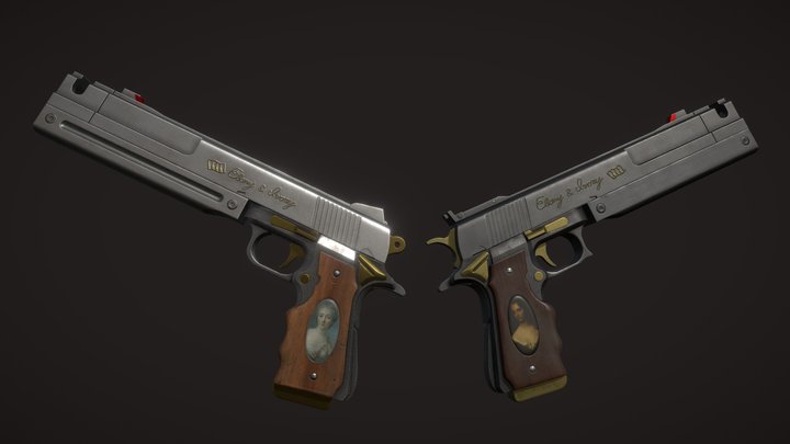 Ebony And Ivory 3D Model