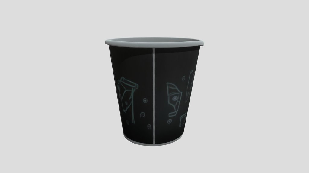Coffe Paper Cup Small Black