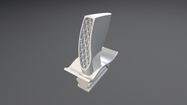 Turbine Blade - 1 3D Model