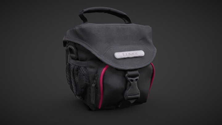 Photography Bag - Lumix Camera 3D Model