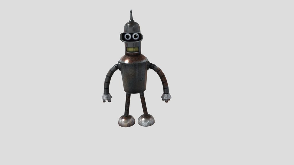 Bender in Blender auf Sketchfab