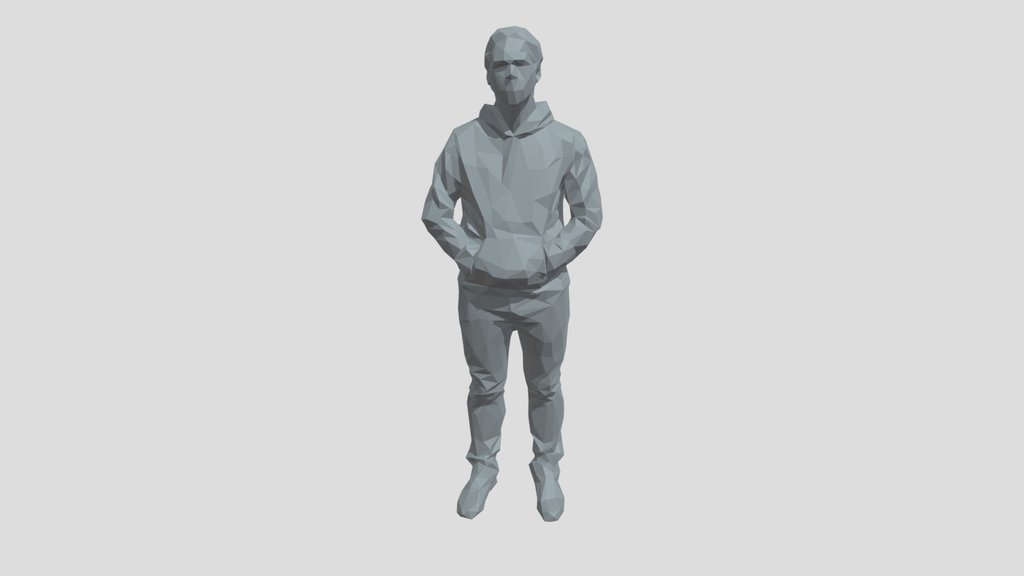 Lowpoly Male Standing