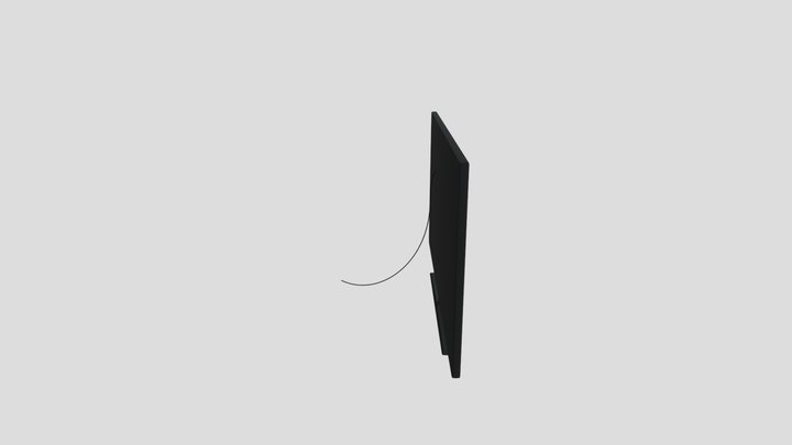 Widescreen TV 3D Model