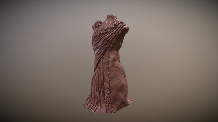 Hand made clay sculpture 3D Model