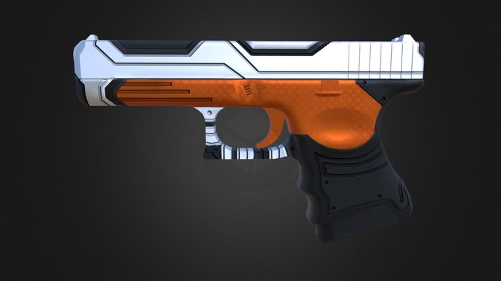Glok-18 Future Soldier 3D Model