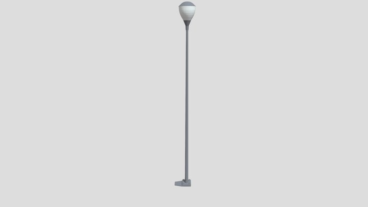 Modern Streep lamp 3D Model