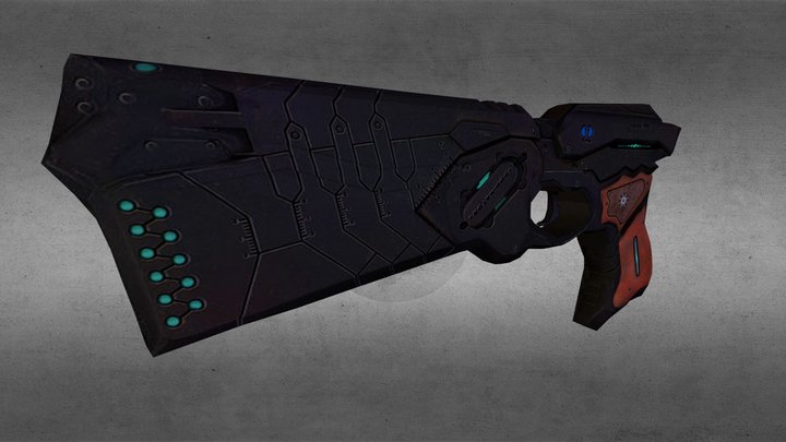 Psycho Pass Dominator 3D Model