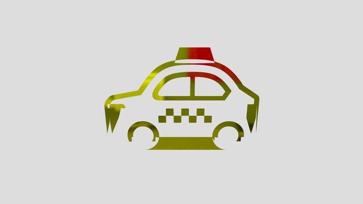 Taxi Vehicle Model – Modelo 3D gratuito STL