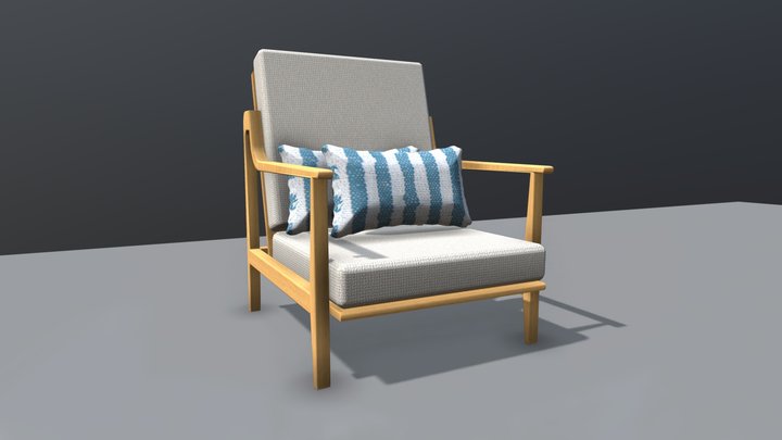 Chair 63.5x73.3x82.3a 3D Model