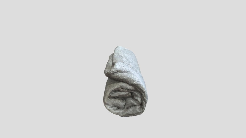 Rolled Bath Towel