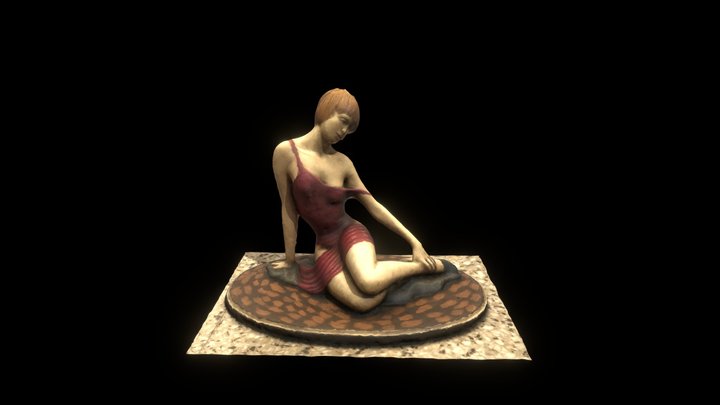 lady figure photoscanned 3D Model
