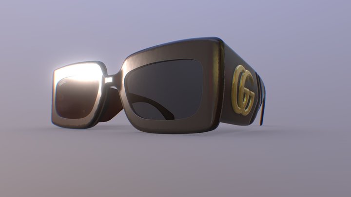 GUCCI Sunglasses - GG0811S 3D Model