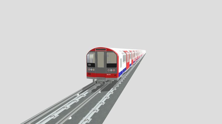 London Underground 1992 Stock 3D Model