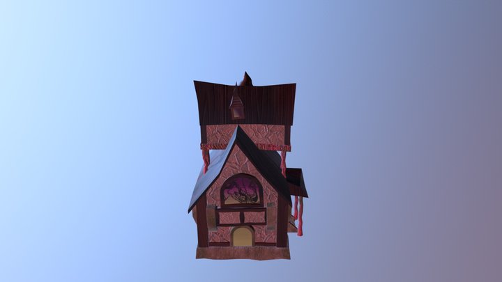 Fantasy House 3D Model