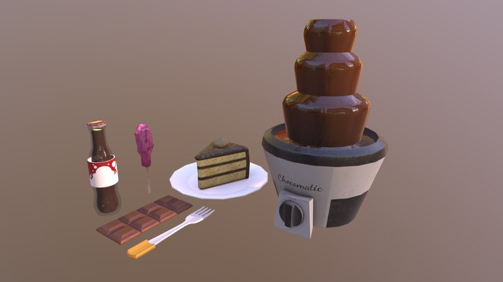 Sweets Props 3D Model