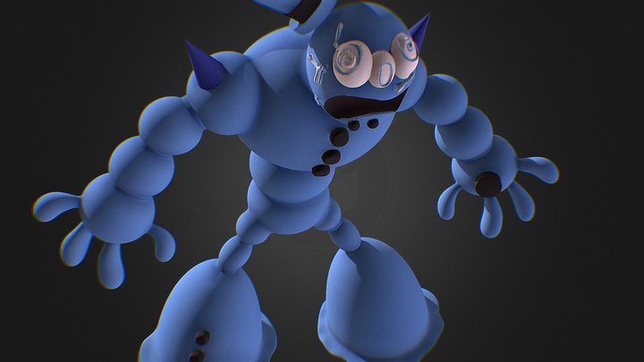 Snowglorb the Snow Mutant (V4) 3D Model