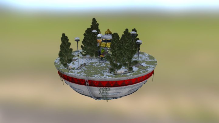 Templo Kamisama 3D Model