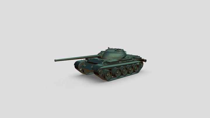 T-54Обл. 3D Model