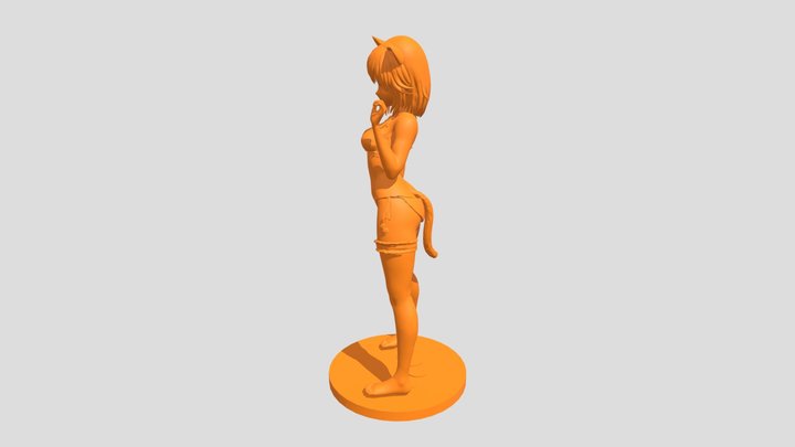Catgirl sexy girl 3D Model