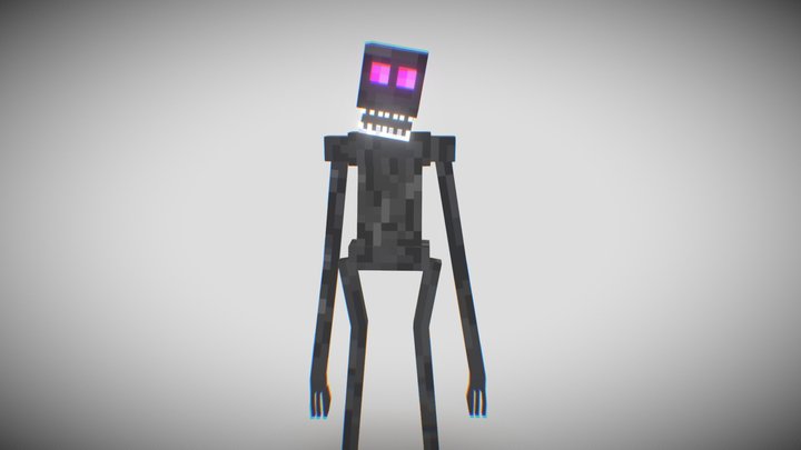 Minecraft Monster 3D Model