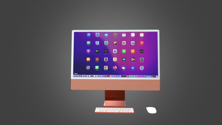 IMac24 3D Model