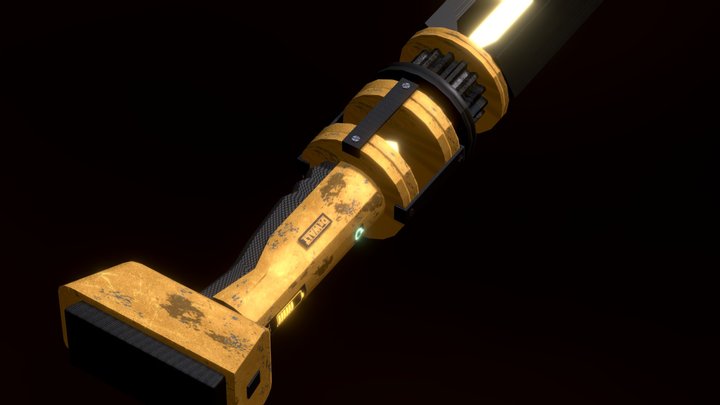 DeWalt Lightsaber 3D Model