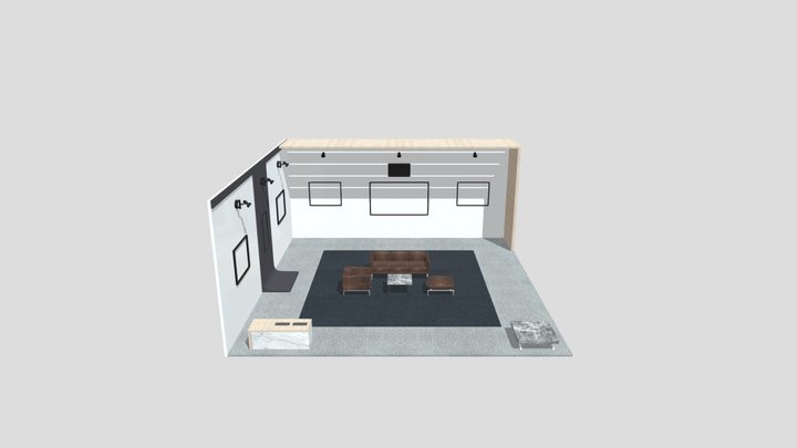 A_Booth 3D Model