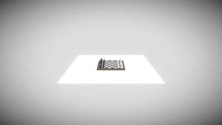 chess board 3D Model