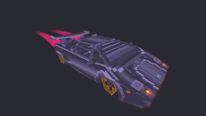 Lamborghini low poly 3D Model