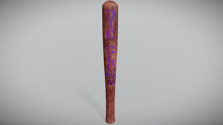 Harley Quinn's Baseball Bat/Low Poly