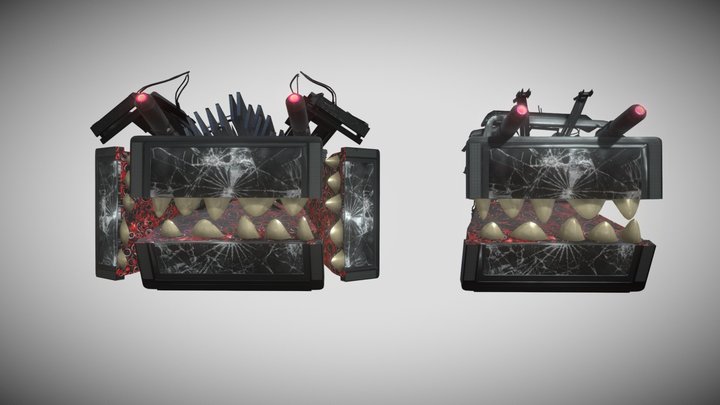 Titan tvman zombie parts – Gratis 3D-model STL