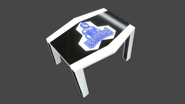 Sci-Fi Table 3D Model