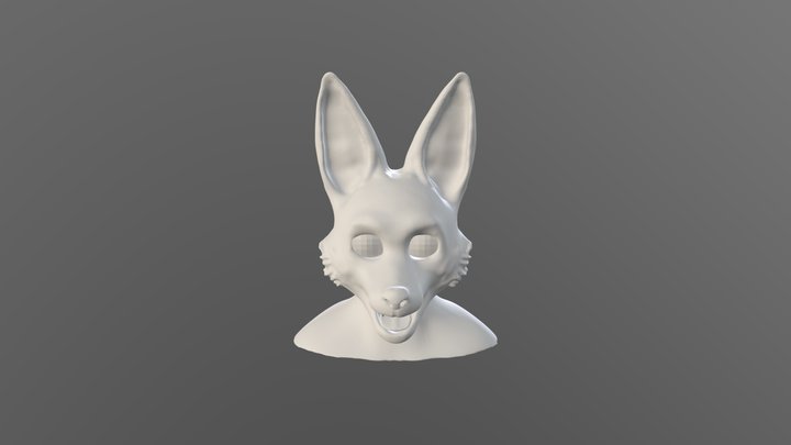 Fursona head 3D Model