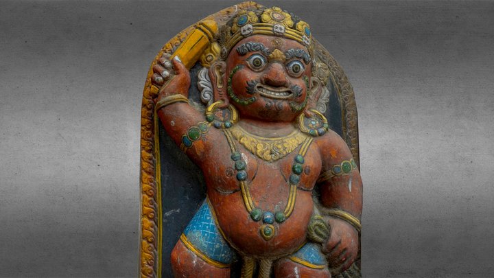 Kala Bhairava w/ 2 LOD - Nepal Heritage – Modello 3D gratuito STL