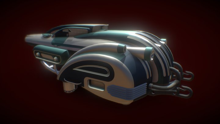 Hover Cycle 3D Model