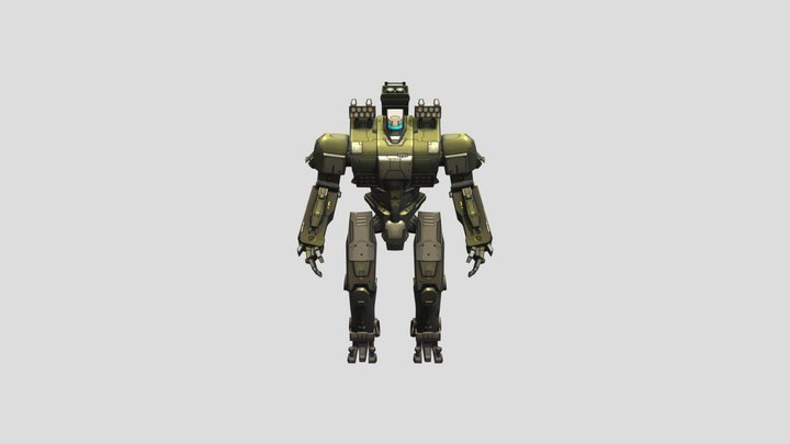 Tomahawk Blaze Pacific rim Rigged rig bone fbx – Kostenloses 3D-Modell STL
