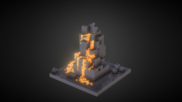 Volcano! 3D Model