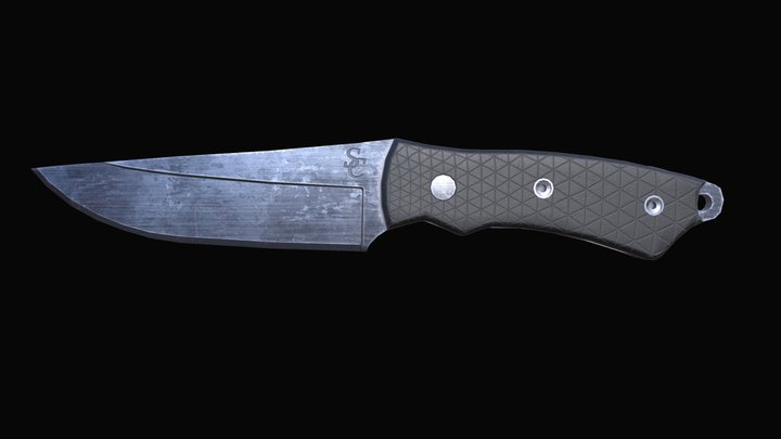 Tactical knife 3D Model