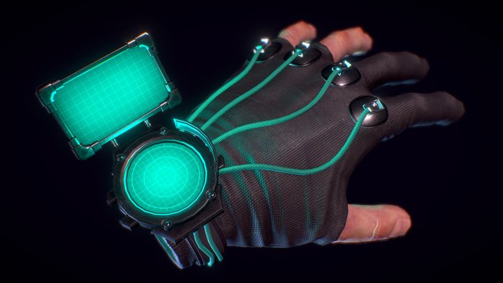 Cortex Hand - for VR 3D Model