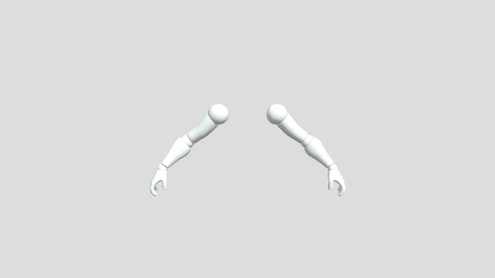 Unreal Engine FPS Arms For First Person Shooters 3D Model