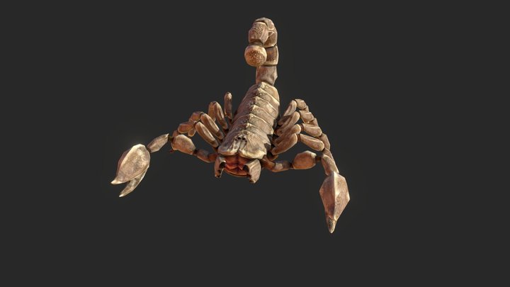 Mutated Scorpion 3D Model