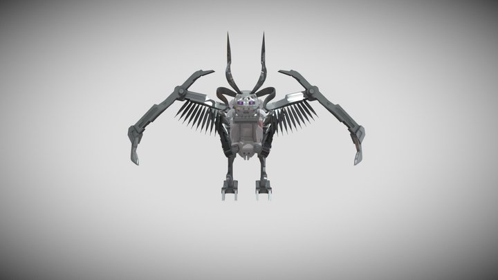 Cyber Wyvern (WIP) 3D Model