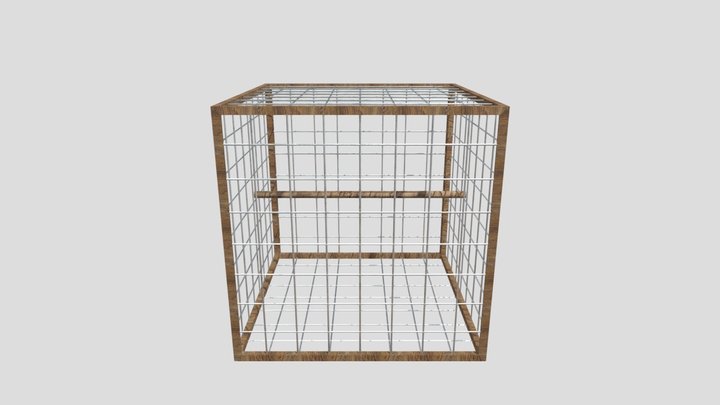 Rooster Cage 3D Model