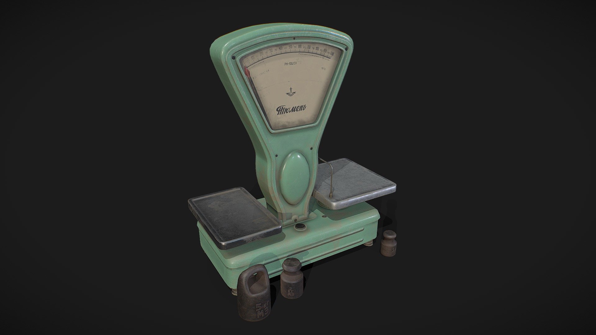 Советские весы "Тюмень" - Download Free 3D model by romunql [397a9b1 ...