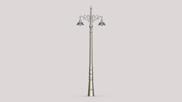 Street Light Lamp 3d model 3D Model