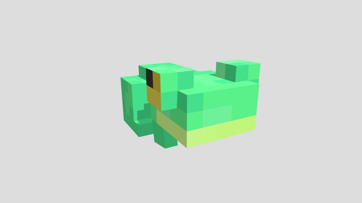Frog / Grenouille - Minecraft model 3D Model