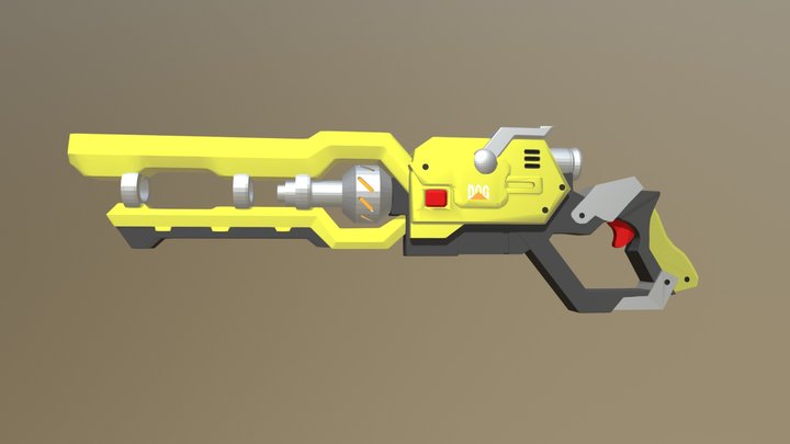 Heracles Pistol 3D Model